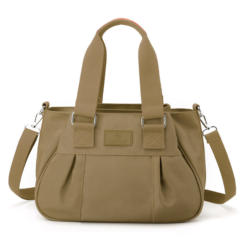 Vintage Nylon Crossbody Bag Large Capacity Shoulder Bag Women's Casual Handbag