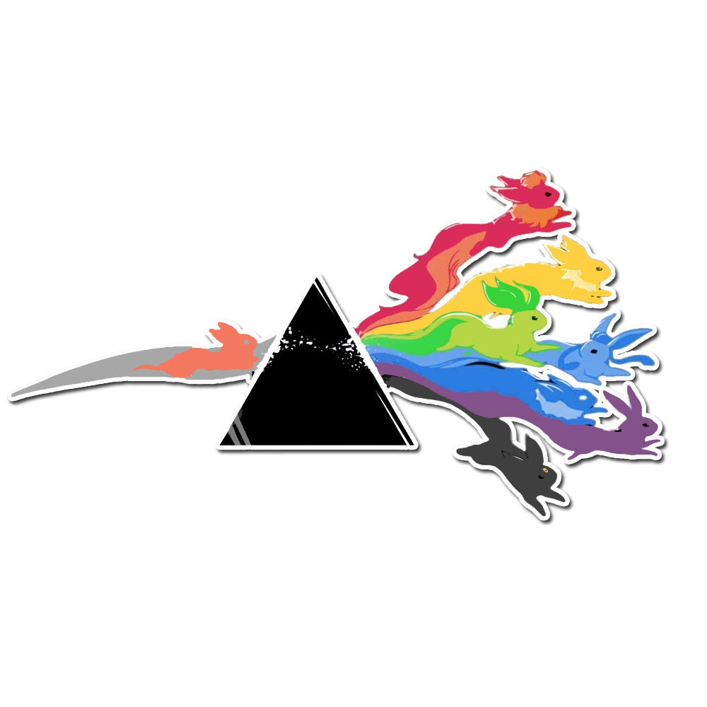 7 Eevee's Evolutions Vinyl Bumper Sticker Decal Waterproof