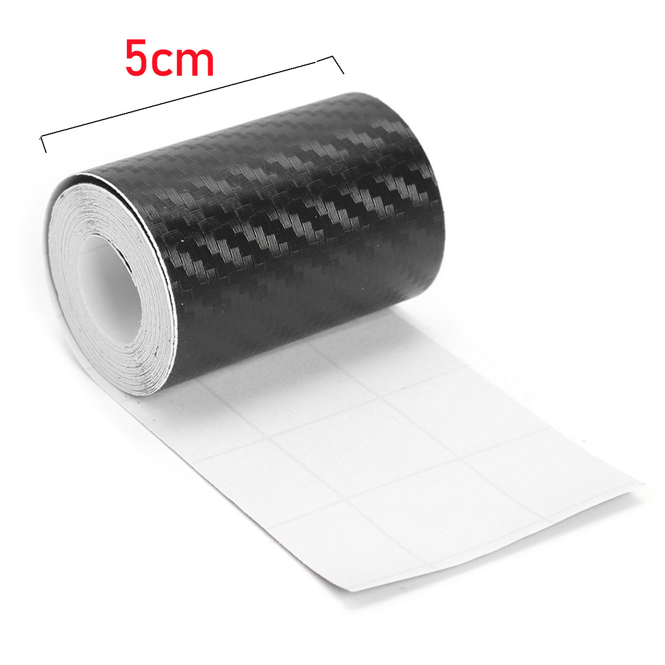 Carbon Fiber Car Sticker DIY Protector Strip Auto Door Sill Side Mirror Anti Scr