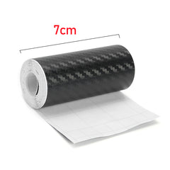 Carbon Fiber Car Sticker DIY Protector Strip Auto Door Sill Side Mirror Anti Scr