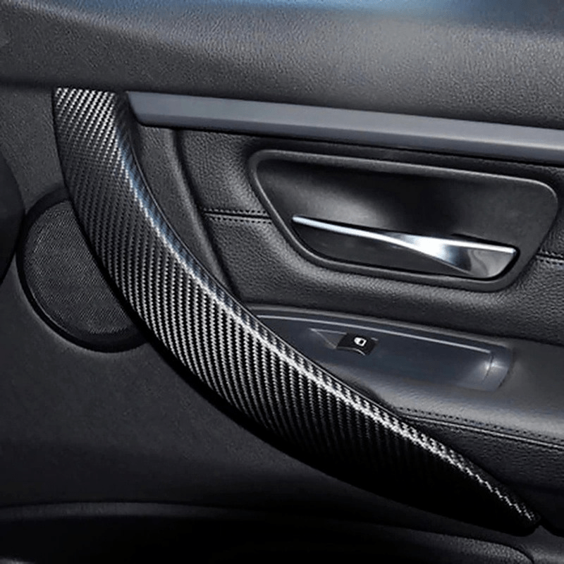 Carbon Fiber Car Sticker DIY Protector Strip Auto Door Sill Side Mirror Anti Scr