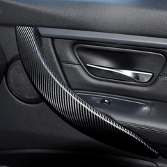 Carbon Fiber Car Sticker DIY Protector Strip Auto Door Sill Side Mirror Anti Scr