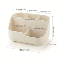 Large Capacity Five Grid Desktop Storage Box