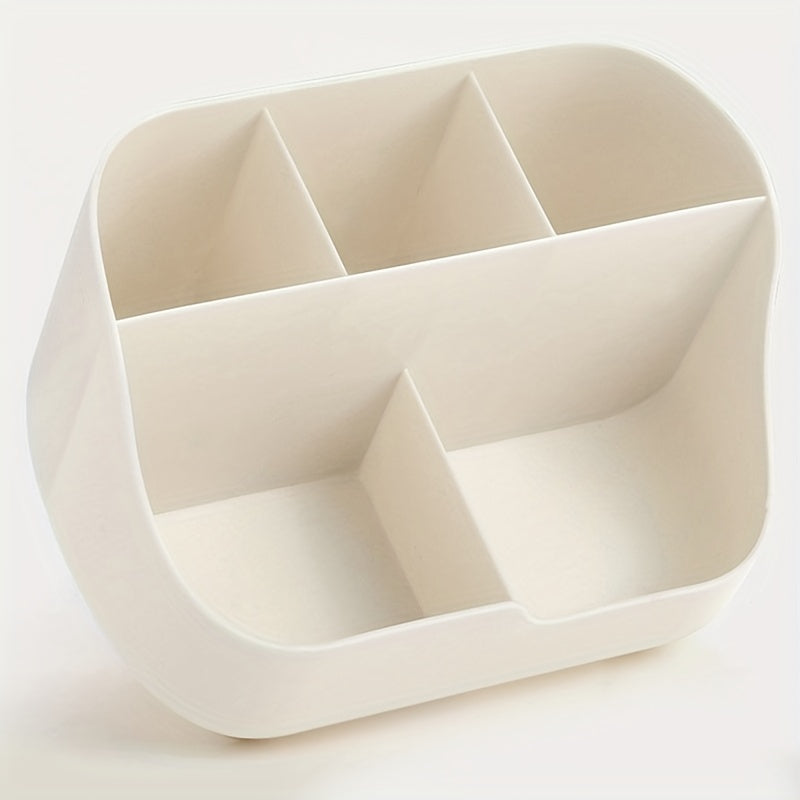 Large Capacity Five Grid Desktop Storage Box