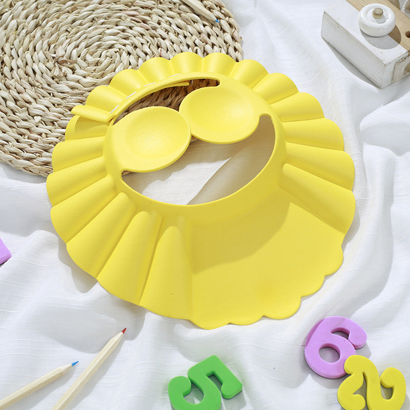 Adjustable Baby Bath Shower Hat Ear Protection Shampoo Cap