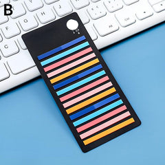 2PCS Fluorescent Sticky Notes Translucent Waterproof Student Stationery