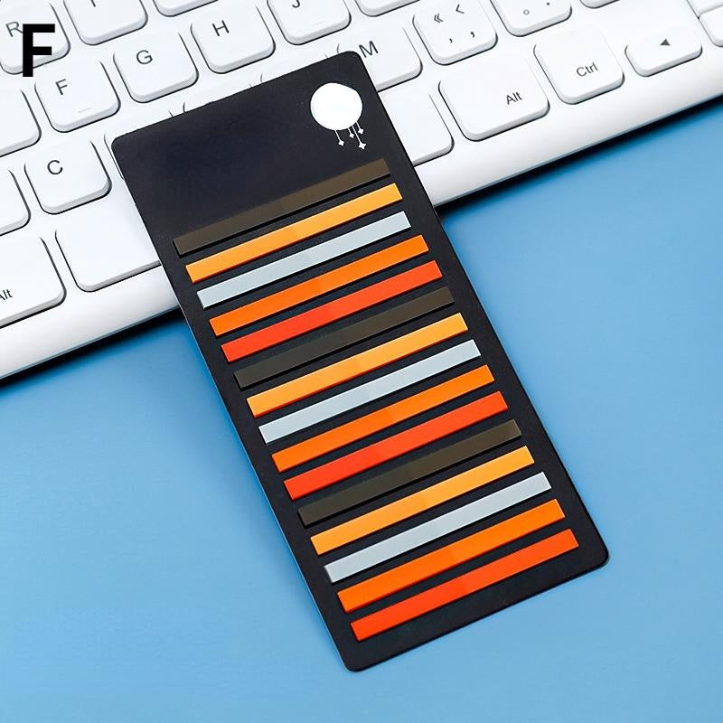 2PCS Fluorescent Sticky Notes Translucent Waterproof Student Stationery