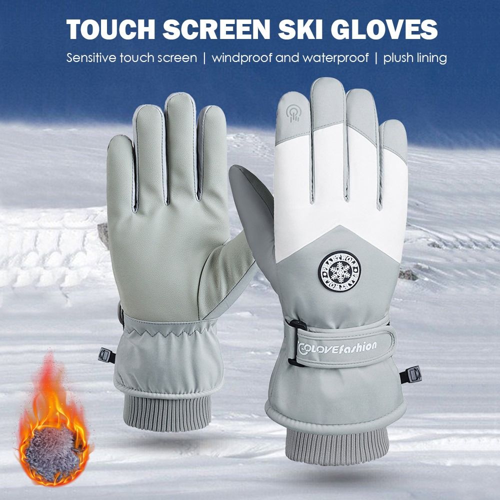 Winter Ski Gloves Touch Screen Waterproof Warm Sports Glove