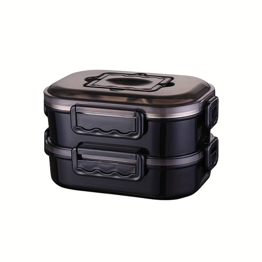Stainless Steel Insulated Bento Food Container Leakproof Stackable Lunch Box