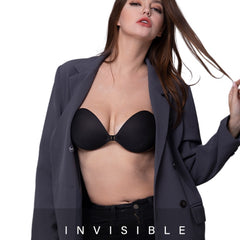 Invisible Strapless Lift Bra Self Adhesive Push Up Reusable Stick On Bra Women's