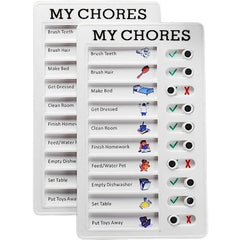 Reusable Daily Chore Schedule Memo Checklist Board