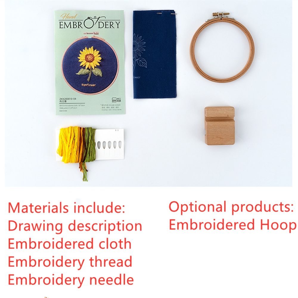 DIY Flower Decoration Embroidery Kit for Gift