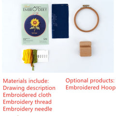 DIY Flower Decoration Embroidery Kit for Gift