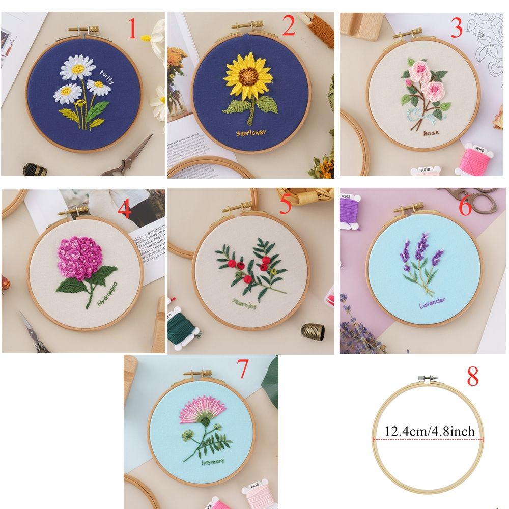 DIY Flower Decoration Embroidery Kit for Gift