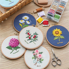 DIY Flower Decoration Embroidery Kit for Gift