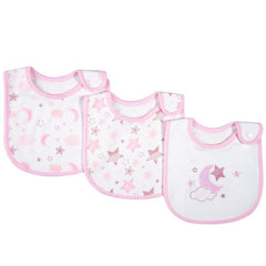 3pcs Cartoon Baby Washable Bibs Newborn Baby Drooling Towel
