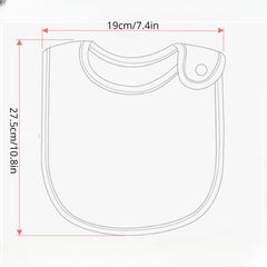 3pcs Cartoon Baby Washable Bibs Newborn Baby Drooling Towel