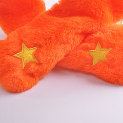 Kids Halloween Pumpkin Hat w/ Movable Ears Cosplay Dress Up Animal Hat