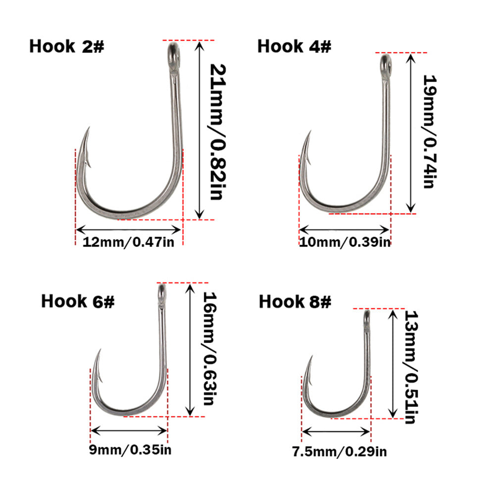 3pcs Carp Fishing Rigs Set Hook Boilie Stoppers Terminal Tackle