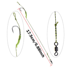 3pcs Carp Fishing Rigs Set Hook Boilie Stoppers Terminal Tackle