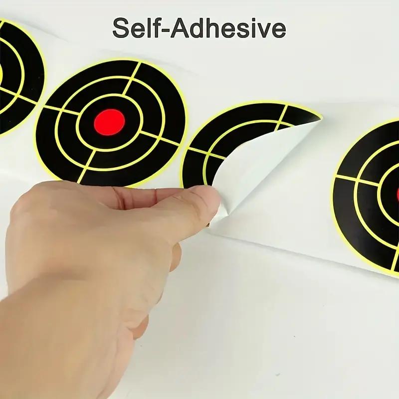 250pcs Self Adhesive Splatter Targets 3 Inch 7 Paper Shooting Range Targets