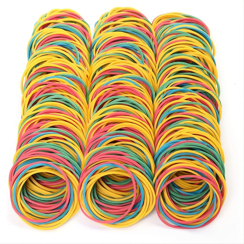200pcs Multicolor High Elastic Durable Rubber Bands