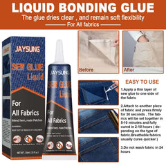 Fabric Mending Glue, Needle And Thread, Fabric Repair