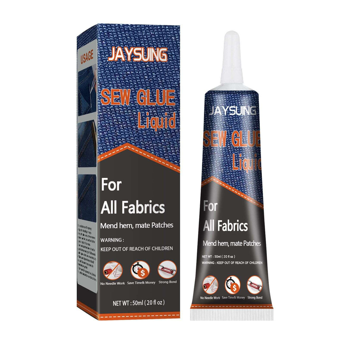 Fabric Mending Glue, Needle And Thread, Fabric Repair