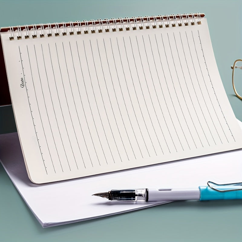 A5 Grid Notebook 21 Coil Diary Book Transparent PP Notebook
