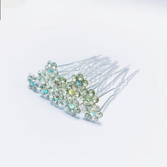 20pcs Bridal Crystal Rhinestone U Hairpins Wedding Party Women Hair Accessories