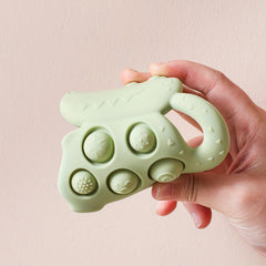 Dino Silicone Teeth Grinding Toy for Babies Non Toxic Chew