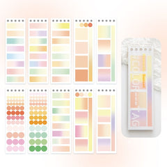 20 Sheets Key Points Marker Index Stickers Reading Labels Bookmark Sticky Notes