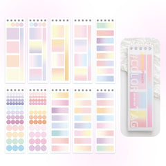 20 Sheets Key Points Marker Index Stickers Reading Labels Bookmark Sticky Notes