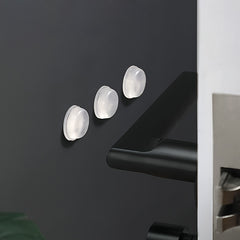 50pcs Clear Rubber Bumpers Self Adhesive Buffer Pads Cabinet Door Drawer