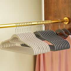 5pcs Velvet Hangers Non Slip Flocked Trouser Skirt Hanger
