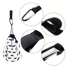 Stroller Hook Clip Aluminum Carabiner Cart Organizer Diaper Bag Hanger