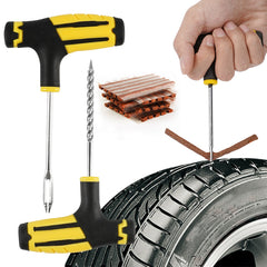 4pcs RV Tire Repair Kit w/ Rubber Strips Tubeless Puncture Plug Set
