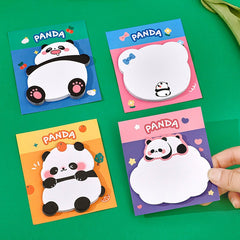 Cartoon Panda Sticky Notes - Strong Adhesive Memo Pad