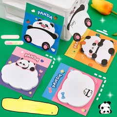 Cartoon Panda Sticky Notes - Strong Adhesive Memo Pad
