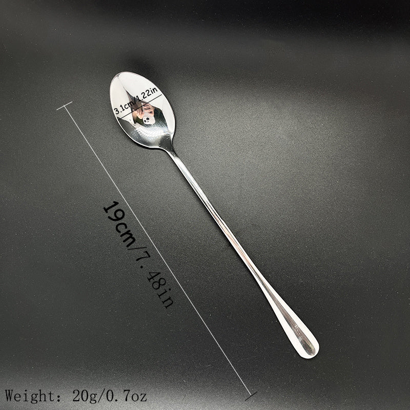 Halloween Stainless Steel Spoon The Cereal Killer Stamped Funny