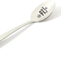Halloween Stainless Steel Spoon The Cereal Killer Stamped Funny