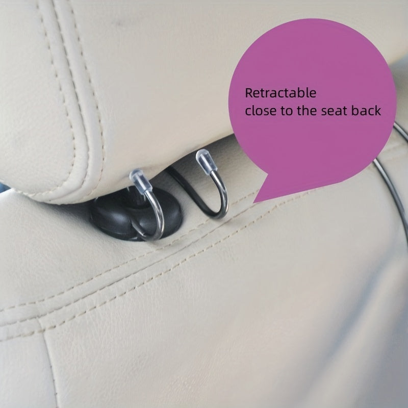 Universal Car Headrest Hooks 2pcs U Type