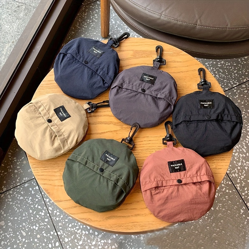 Foldable Hat Backpack Buckle Waterproof Fisherman Hat Men Women