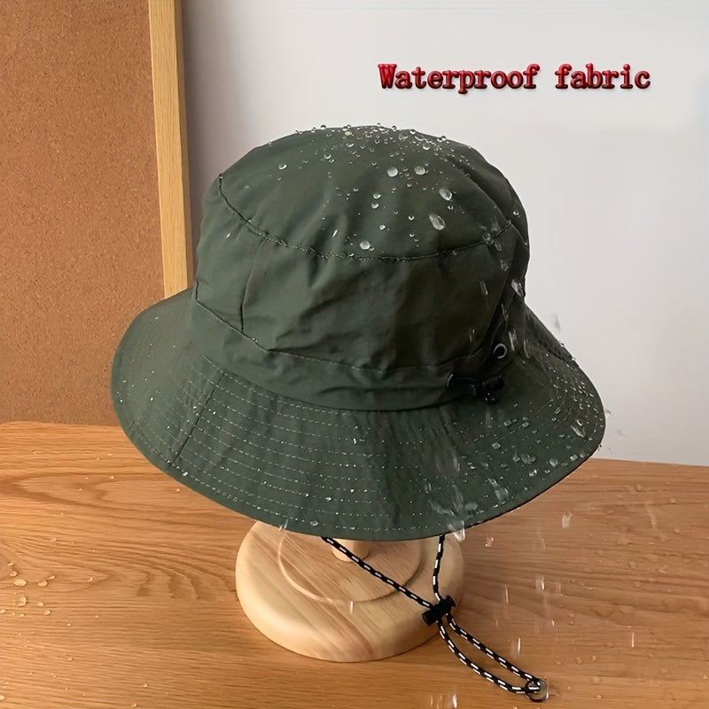 Foldable Hat Backpack Buckle Waterproof Fisherman Hat Men Women