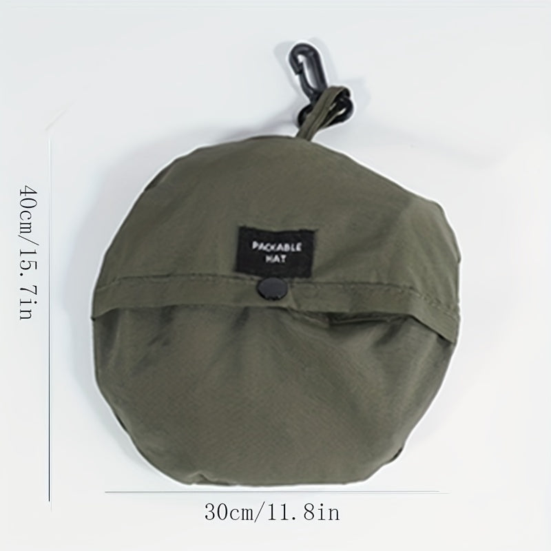 Foldable Hat Backpack Buckle Waterproof Fisherman Hat Men Women