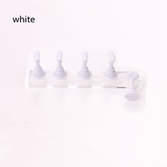 5 Colors Magnetic Nail Holder Stand Shelf for Nail Practice