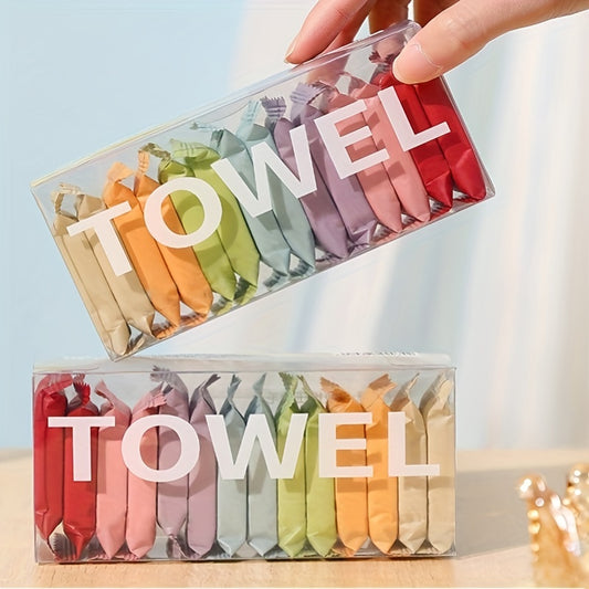 14pcs Compressed Disposable Washcloths Portable Towel for Travel