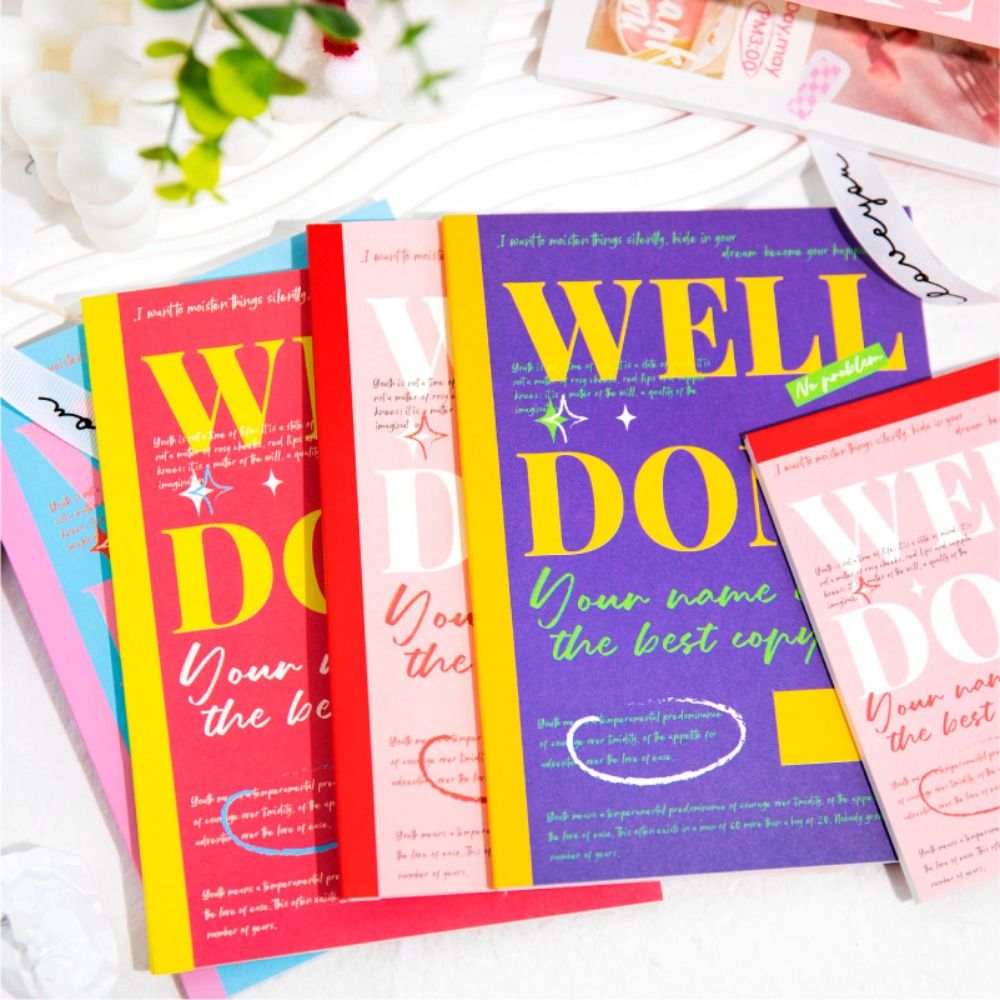 1pc Memo Pad Mini Notebook Lyrics Notepad Portable Diary Book