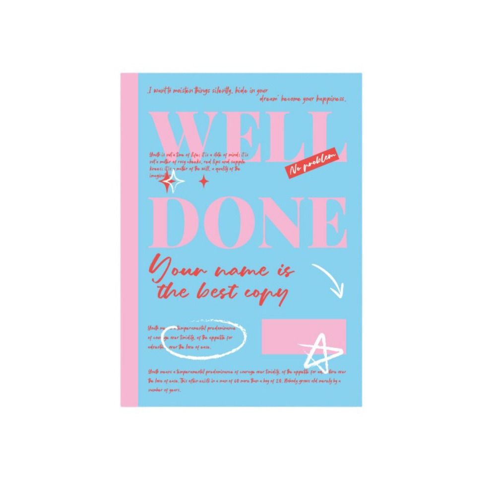 1pc Memo Pad Mini Notebook Lyrics Notepad Portable Diary Book