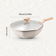 Non Stick Octagonal Wok Gas Stove Breakfast Pancake